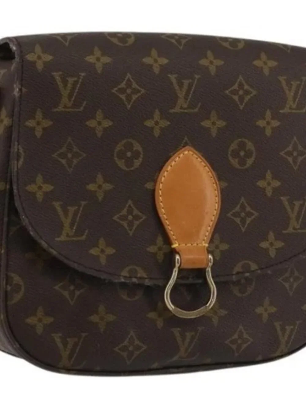 LOUIS VUITTON Monogram Saint Cloud GM Shoulder Bag M51242 LV Auth YKZ1218